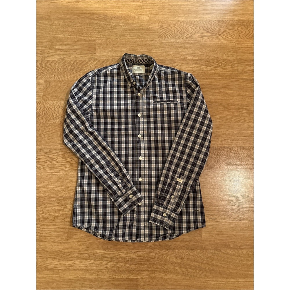 SCOTCH‎ & SODA Amsterdam Couture Shirt Mens Medium Multicolor Plaid Long Sleeve